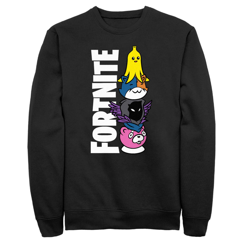 Men's Fortnite Cute Characters Logo Sweatshirt