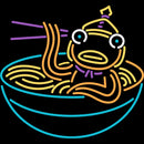 Men's Fortnite Neon Fishstick Ramen T-Shirt