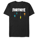 Men's Fortnite Fishing Lure White Logo T-Shirt