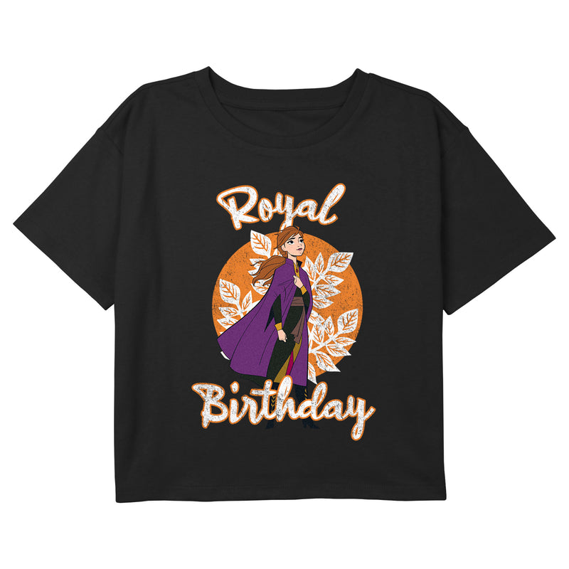 Girl's Frozen 2 Anna Royal Birthday T-Shirt