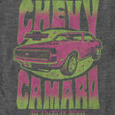 Men's General Motors Retro Pink and Green Chevy Camaro T-Shirt
