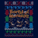 Boy's Barrel of Monkeys Ugly Christmas Sweater Print T-Shirt