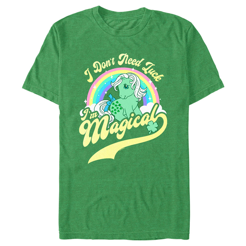 Men's My Little Pony St. Patrick's Day I Don't Need Luck I'm Magical T-Shirt