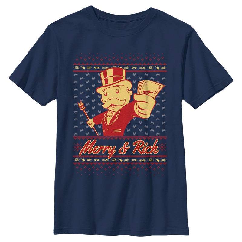 Boy's Monopoly Merry and Rich T-Shirt