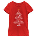 Girl's Nerf Nerf Christmas Tree T-Shirt