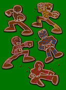 Men's Power Rangers Power Ranger Cookies T-Shirt