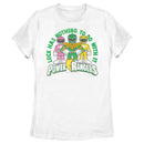 Women's Power Rangers St. Patrick's Day Luck has Nothing to do with It T-Shirt