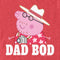 Men's Peppa Pig Father's Day Dad Bod T-Shirt