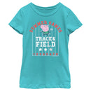 Girl's Peppa Pig Summer Games Track & Field T-Shirt