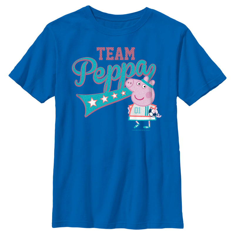 Boy's Peppa Pig Team Peppa Soccer T-Shirt