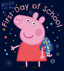 Boy's Peppa Pig Ready for my First Day of School T-Shirt