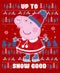 Men's Peppa Pig Christmas Up to Snow Good T-Shirt