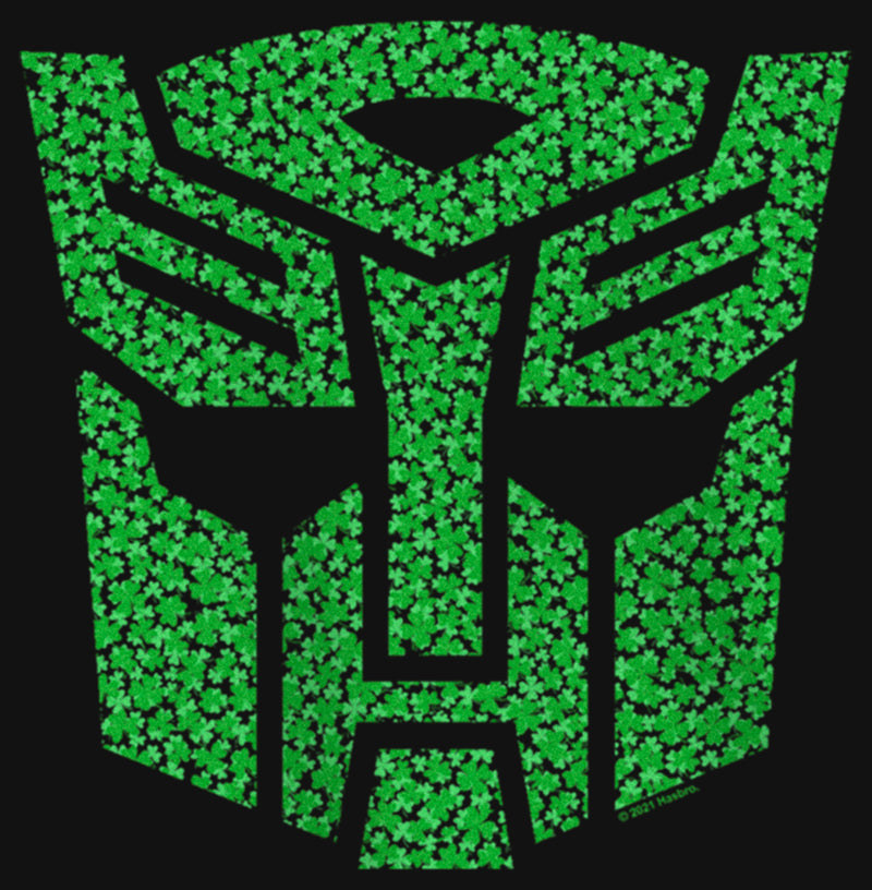 Girl's Transformers St. Patrick's Day Cloverfield Autobot Logo T-Shirt