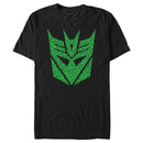 Men's Transformers St. Patrick's Day Cloverfield Decepticon Logo T-Shirt