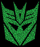Men's Transformers St. Patrick's Day Cloverfield Decepticon Logo T-Shirt