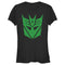 Junior's Transformers St. Patrick's Day Cloverfield Decepticon Logo T-Shirt