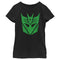 Girl's Transformers St. Patrick's Day Cloverfield Decepticon Logo T-Shirt