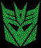 Boy's Transformers St. Patrick's Day Cloverfield Decepticon Logo T-Shirt