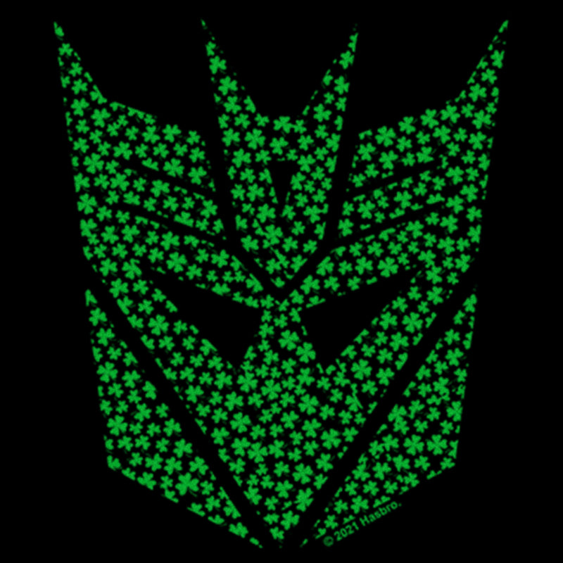 Infant's Transformers St. Patrick's Day Decepticon Logo Onesie