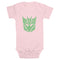 Infant's Transformers St. Patrick's Day Decepticon Logo Onesie