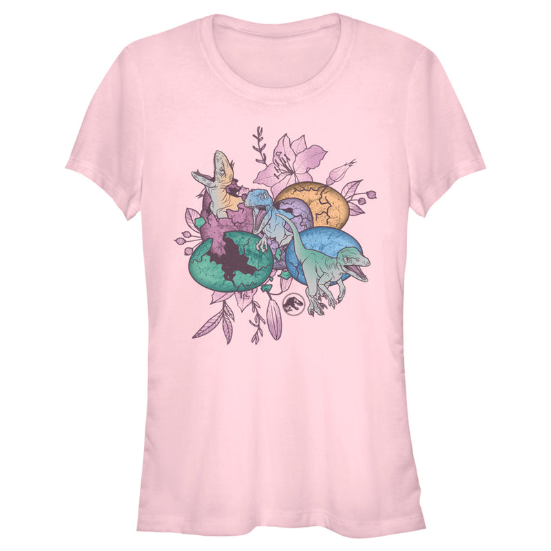 Junior's Jurassic World Easter Cracked Dinosaurs T-Shirt