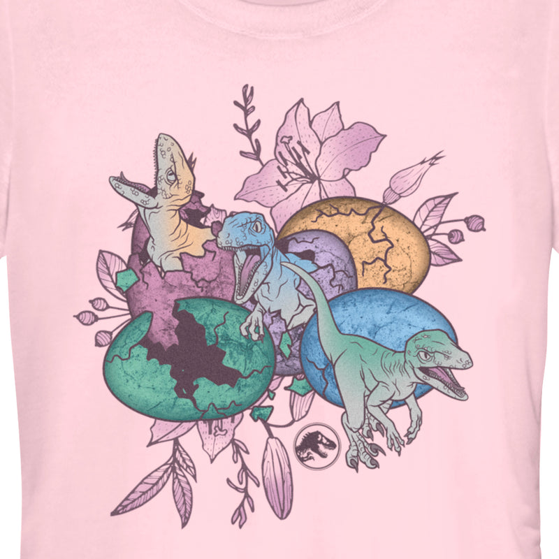 Junior's Jurassic World Easter Cracked Dinosaurs T-Shirt