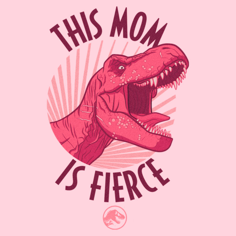 Junior's Jurassic World T. Rex This Mom is Fierce T-Shirt