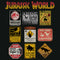 Boy's Jurassic World: Dominion Dinosaur Warning Sign Collage T-Shirt