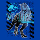 Men's Jurassic World: Dominion Warning Carnotaurus Dinosaur T-Shirt