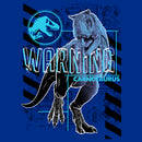 Junior's Jurassic World: Dominion Warning Carnotaurus Dinosaur T-Shirt