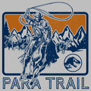 Men's Jurassic World: Dominion Para Trail Cowboy Lasso a Dinosaur T-Shirt