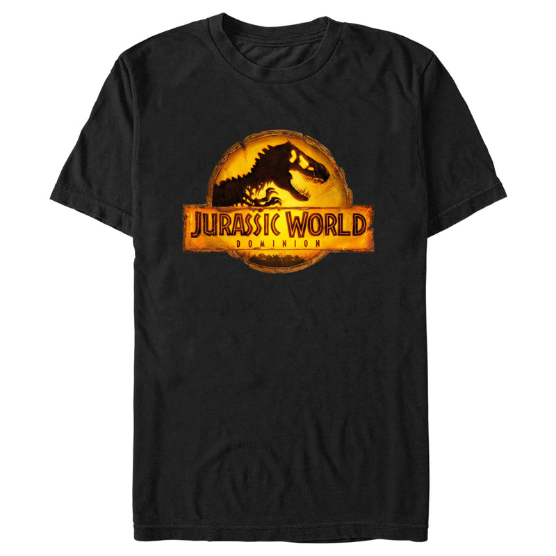 Men's Jurassic World: Dominion Glowing Dinosaur Logo T-Shirt