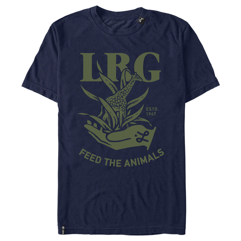 Men's LRG Feed the Animals Logo Green T-Shirt