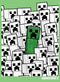 Girl's Minecraft Stand Out Creeper White T-Shirt