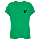 Junior's Minecraft Faux Pocket Creeper T-Shirt