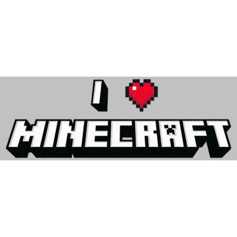 Women's Minecraft I Heart Minecraft T-Shirt