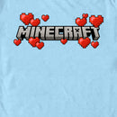 Men's Minecraft Valentine's Day Hearts Logo T-Shirt