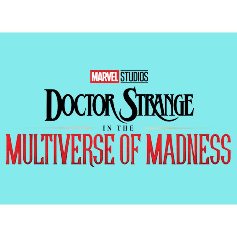 Junior's Marvel Doctor Strange in the Multiverse of Madness Main Logo Racerback Tank Top