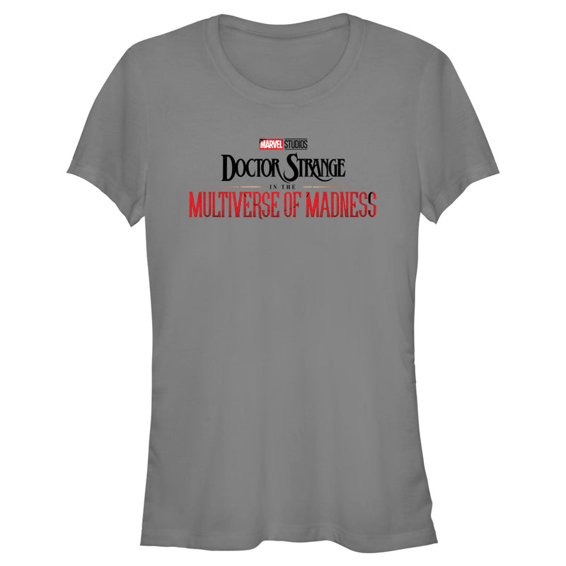 Junior's Marvel Doctor Strange in the Multiverse of Madness Main Logo T-Shirt