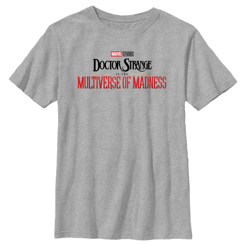 Boy's Marvel Doctor Strange in the Multiverse of Madness Main Logo T-Shirt