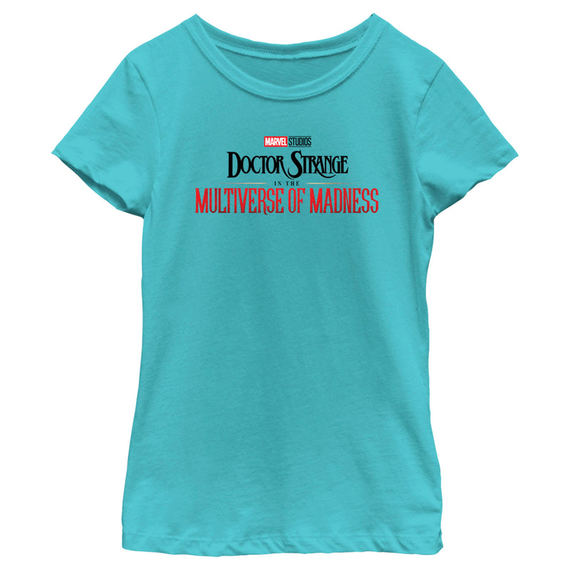 Girl's Marvel Doctor Strange in the Multiverse of Madness Main Logo T-Shirt