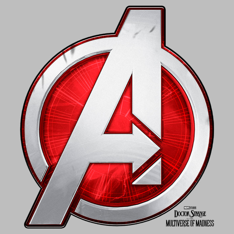 Men's Marvel Doctor Strange in the Multiverse of Madness Avengers Logo T-Shirt