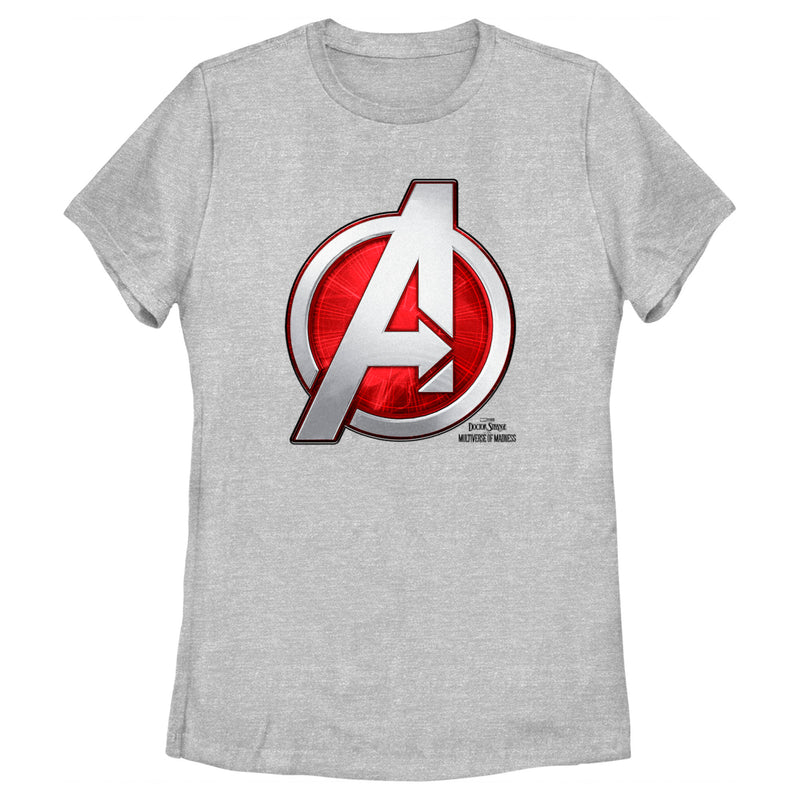 Women's Marvel Doctor Strange in the Multiverse of Madness Avengers Logo T-Shirt