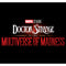 Junior's Marvel Doctor Strange in the Multiverse of Madness Black Logo T-Shirt