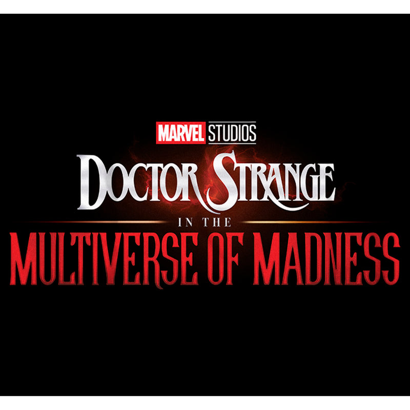 Boy's Marvel Doctor Strange in the Multiverse of Madness Black Logo Pull Over Hoodie