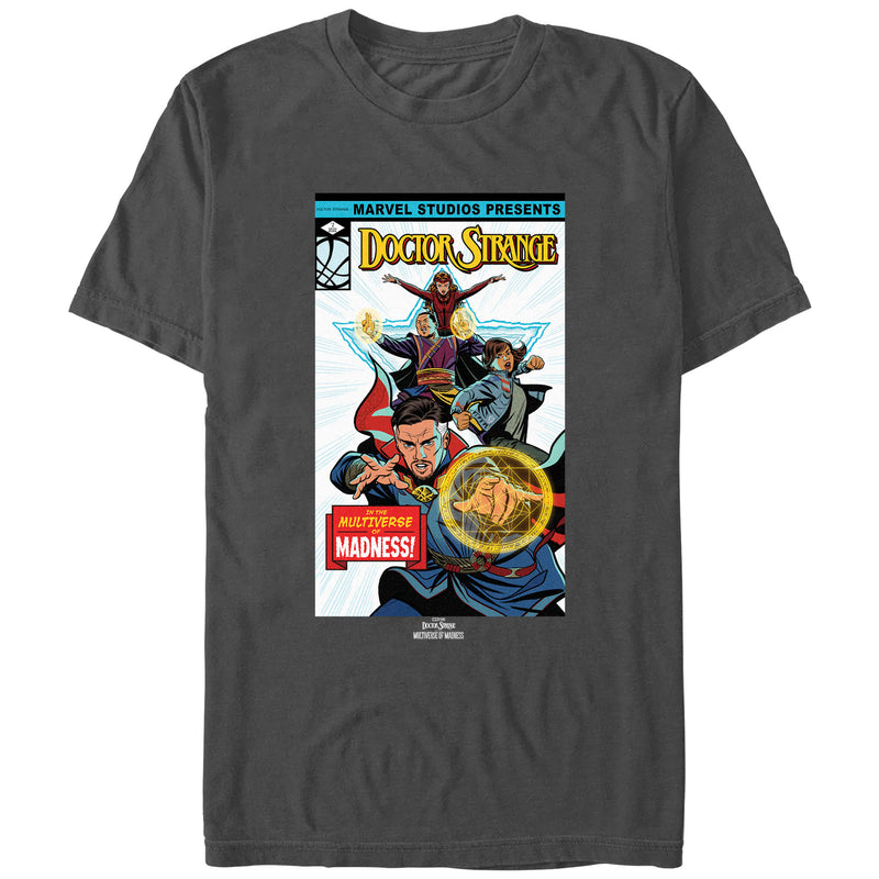 Men's Marvel Doctor Strange in the Multiverse of Madness Comic Cover T-Shirt