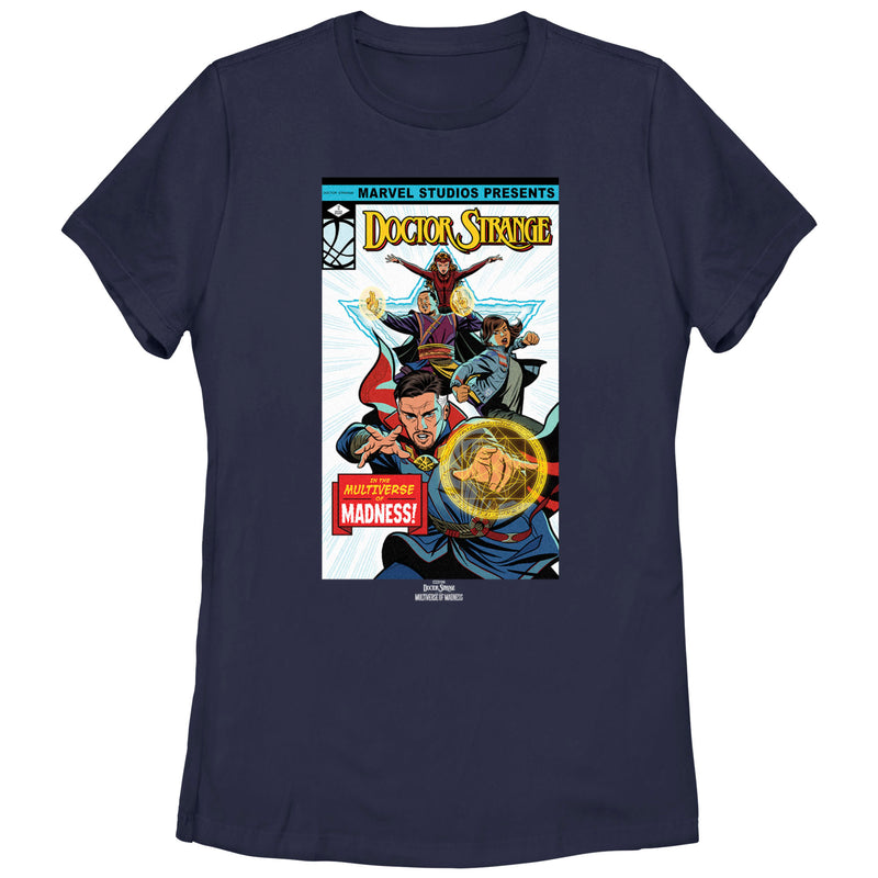 Women's Marvel Doctor Strange in the Multiverse of Madness Comic Cover T-Shirt