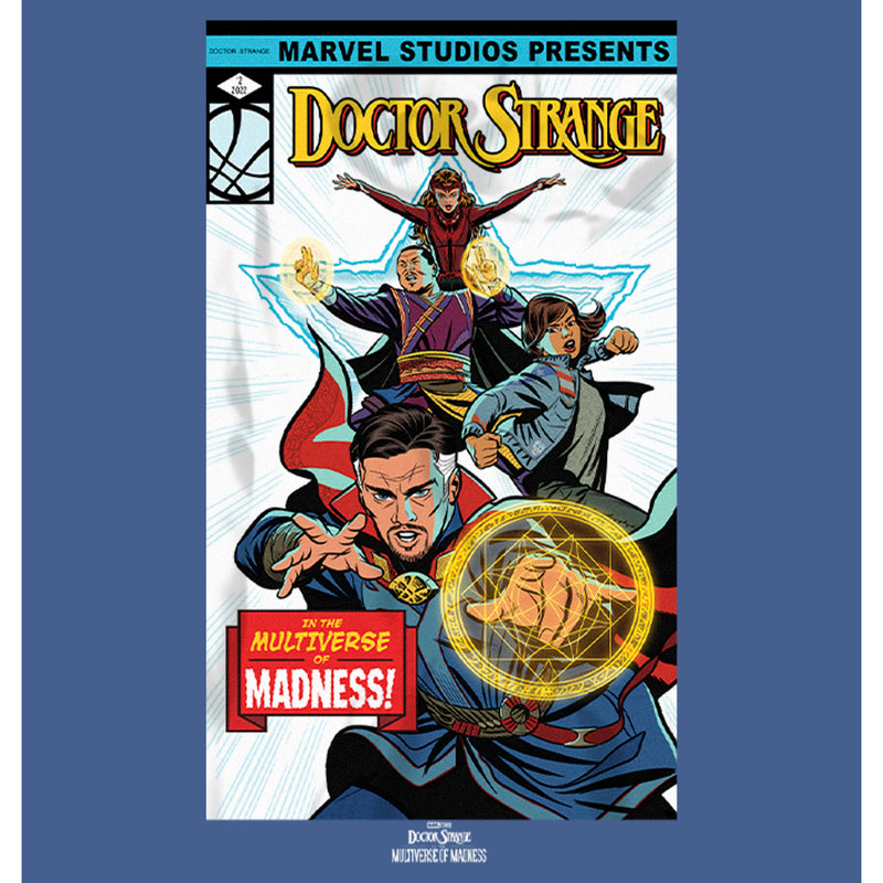Boy's Marvel Doctor Strange in the Multiverse of Madness Comic Cover Pull Over Hoodie