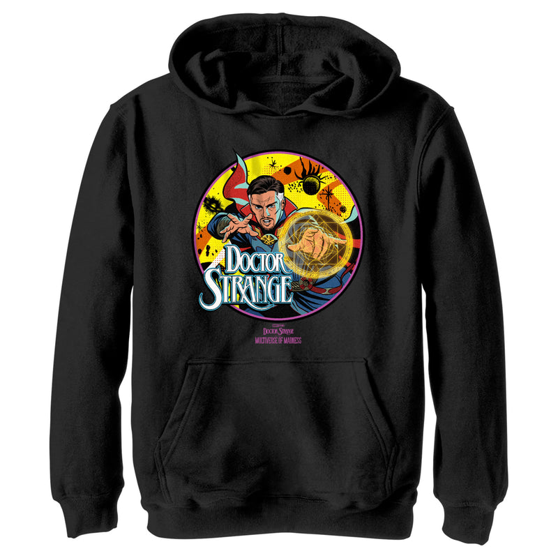 Boy's Marvel Doctor Strange in the Multiverse of Madness Strange Comic Pull Over Hoodie