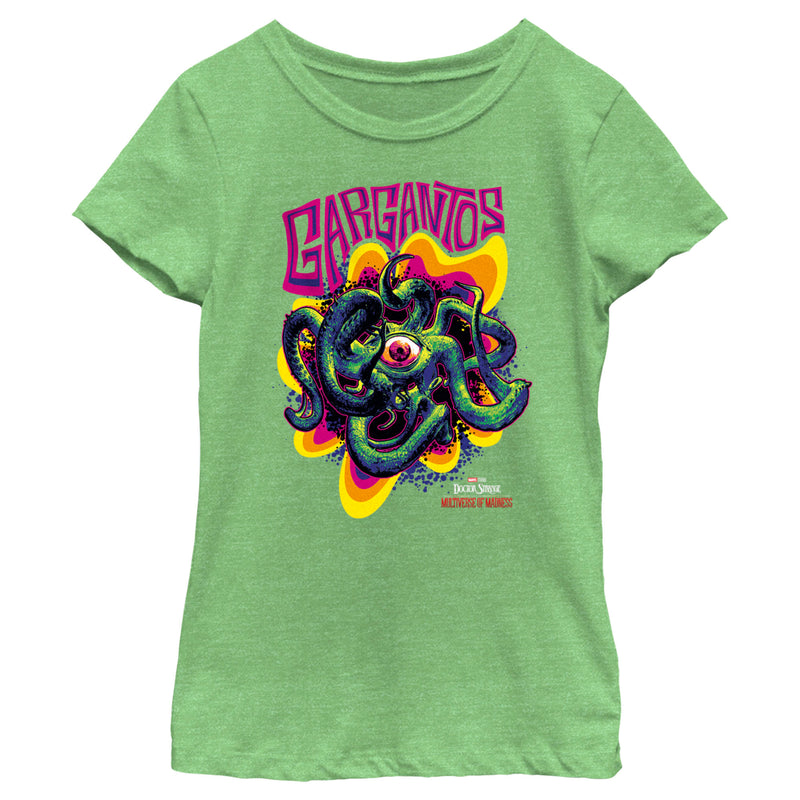 Girl's Marvel Doctor Strange in the Multiverse of Madness Colorful Gargantos T-Shirt